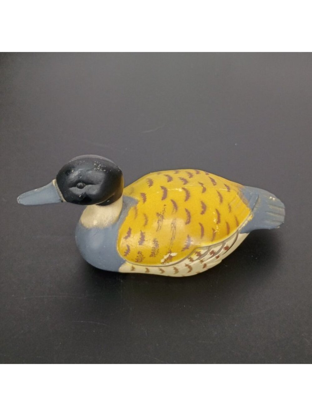 Vintage Duck Pencil Sharpener Resin Plastic Animal Bird Decoy Figurine 3" Mini